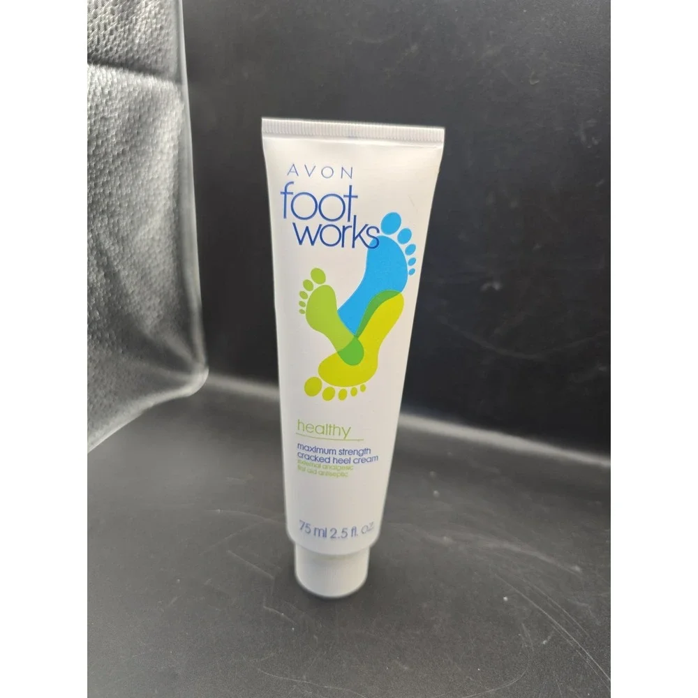 Avon Foot Works Healthy Maximum Strength Cracked Heel Cream 2.5 fl oz NEW